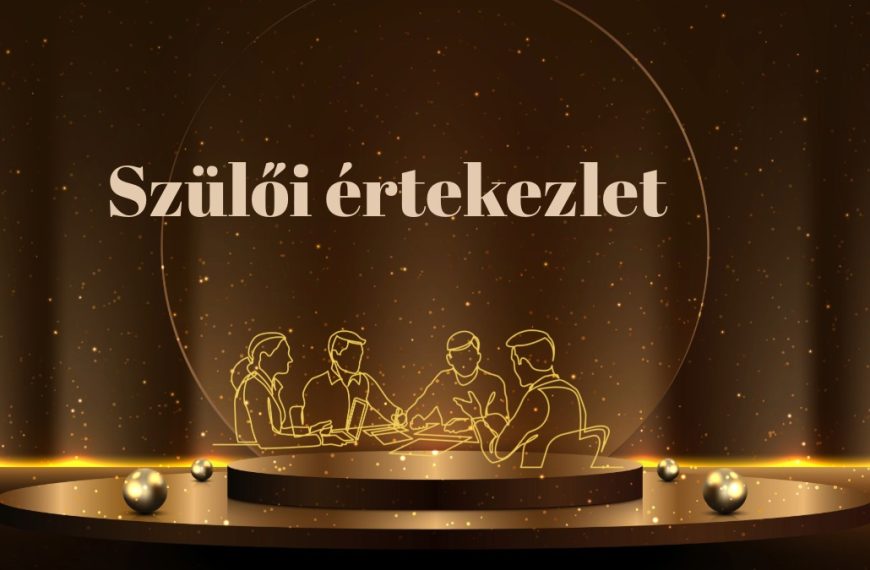 Szülői értekezletek 1-7. évfolyam