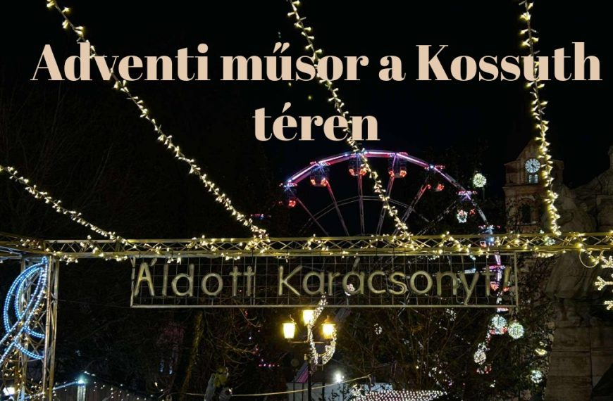 Adventi műsor a Kossuth téren