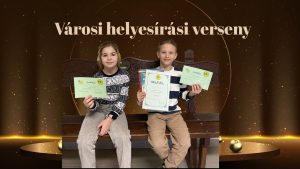 Városi helyesírási verseny – szép sikerek tanulóinktól!