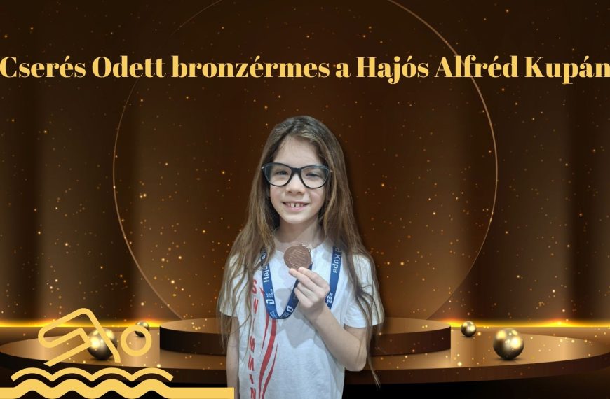 Cserés Odett bronzérmes a Hajós Alfréd Kupán