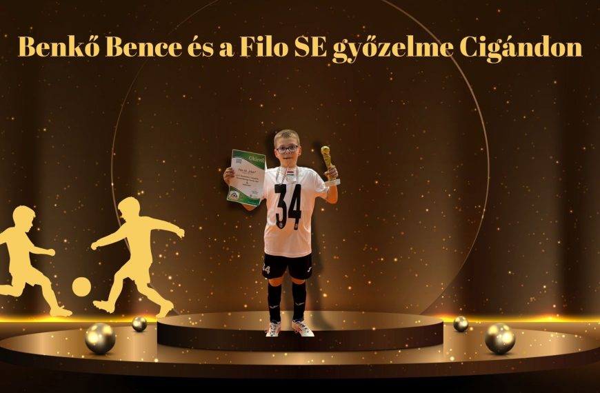 Benkő Bence és a Filo SE győzelme Cigándon