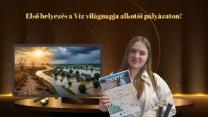 Első helyezés a Víz világnapja alkotói pályázaton!