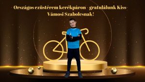 Országos ezüstérem kerékpáron – gratulálunk Kiss-Vámosi Szabolcsnak!