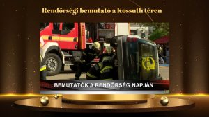 Rendőrségi bemutató a Kossuth téren