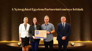 Egyetemi elismerés szakmai együttműködésért