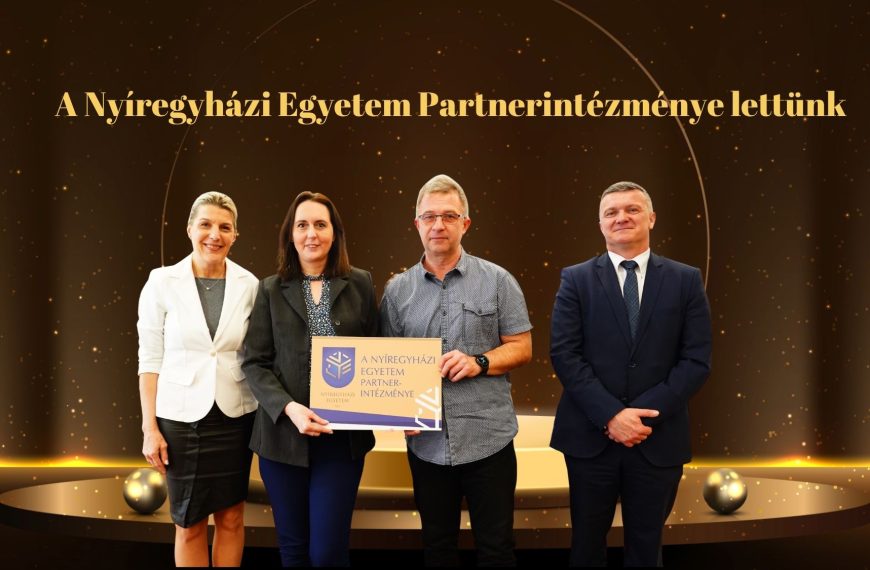 Egyetemi elismerés szakmai együttműködésért
