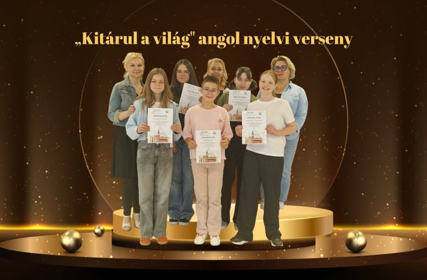 „Kitárul a világ” angol nyelvi verseny