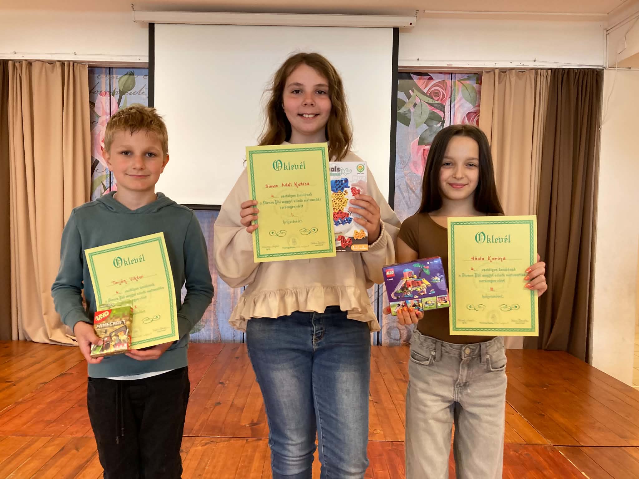 Dienes Pál vármegyei matematikaverseny – negyedikes tanulóink
