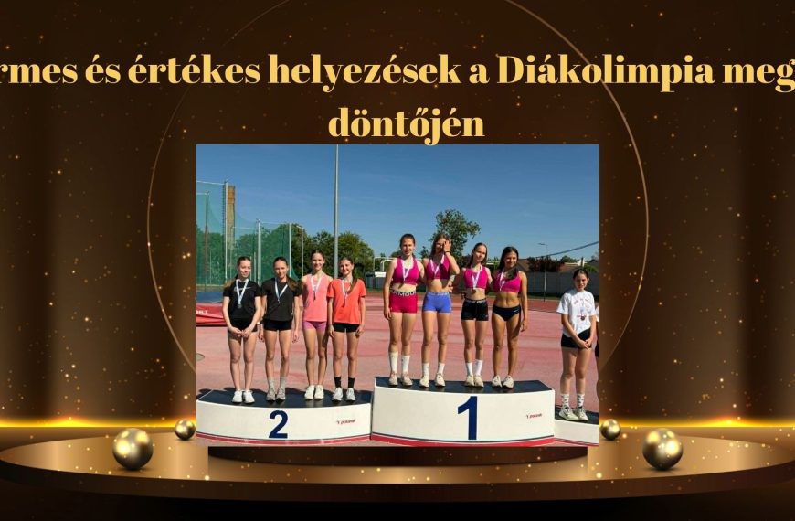 Érmes és értékes helyezések a Diákolimpia megyei döntőjén