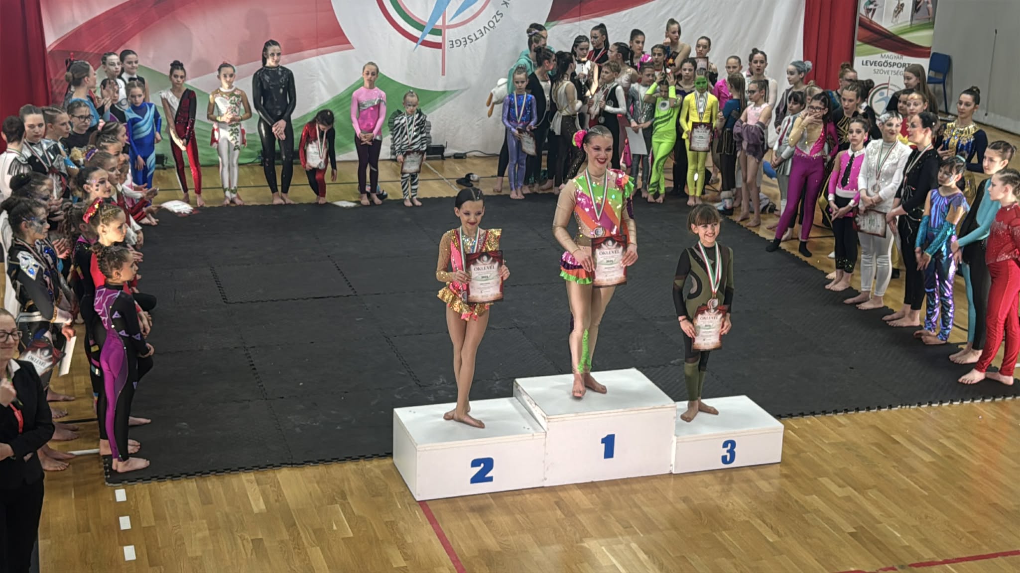 Háda Karina a dobogón a Magyar Bajnokságon