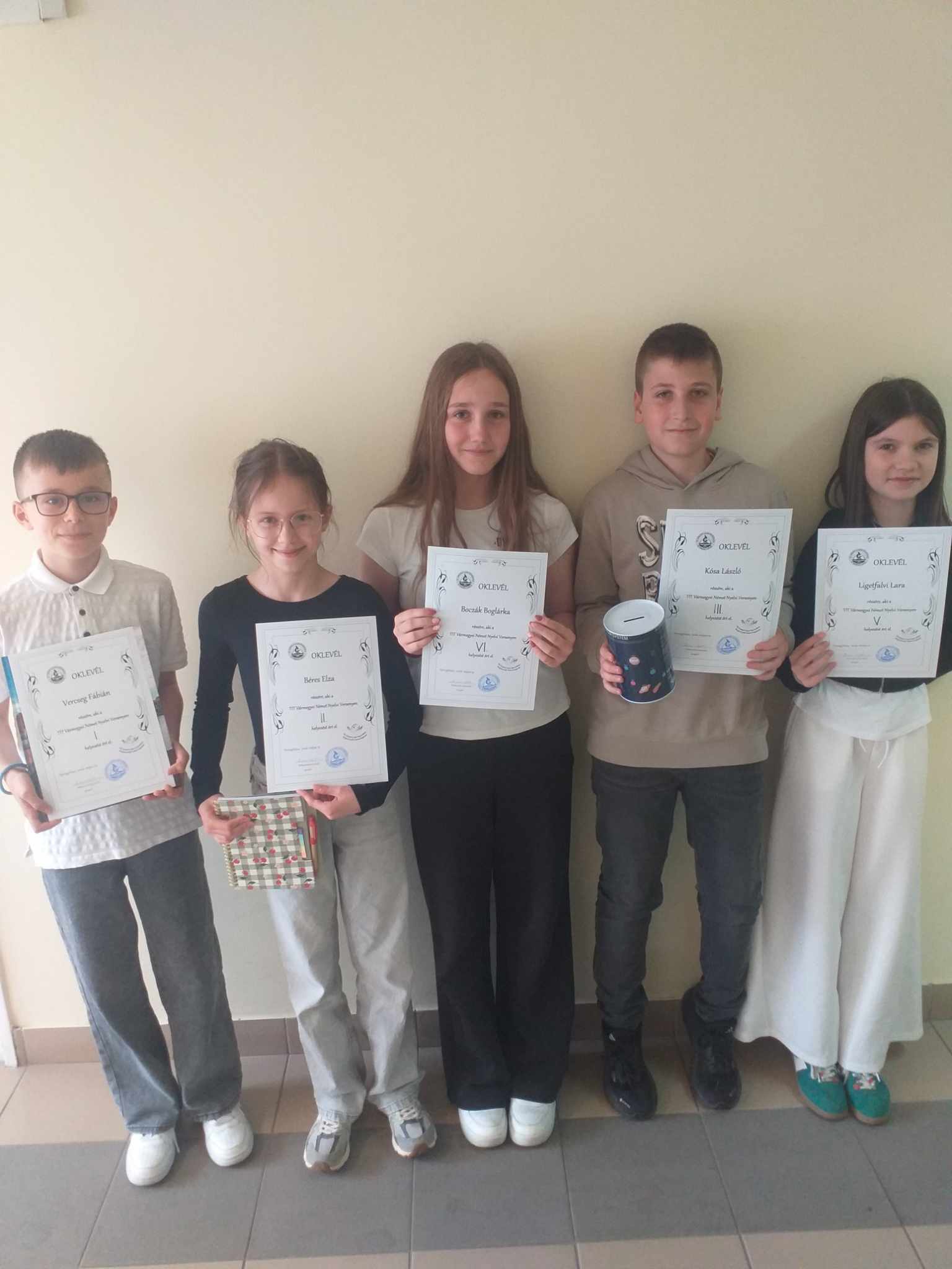 5. évfolyamos csoportfotó