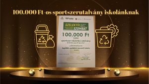100.000 Ft-os sportszerutalvány iskolánknak