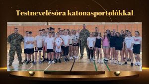 Ismét katonasportolók tartottak rendkívüli testnevelésórát