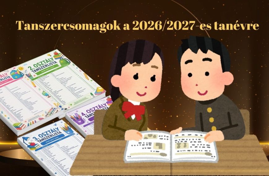 Tanszercsomagok a 2026/2027-es tanévre