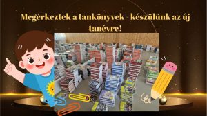 Megérkeztek a tankönyvek – készülünk az új tanévre!
