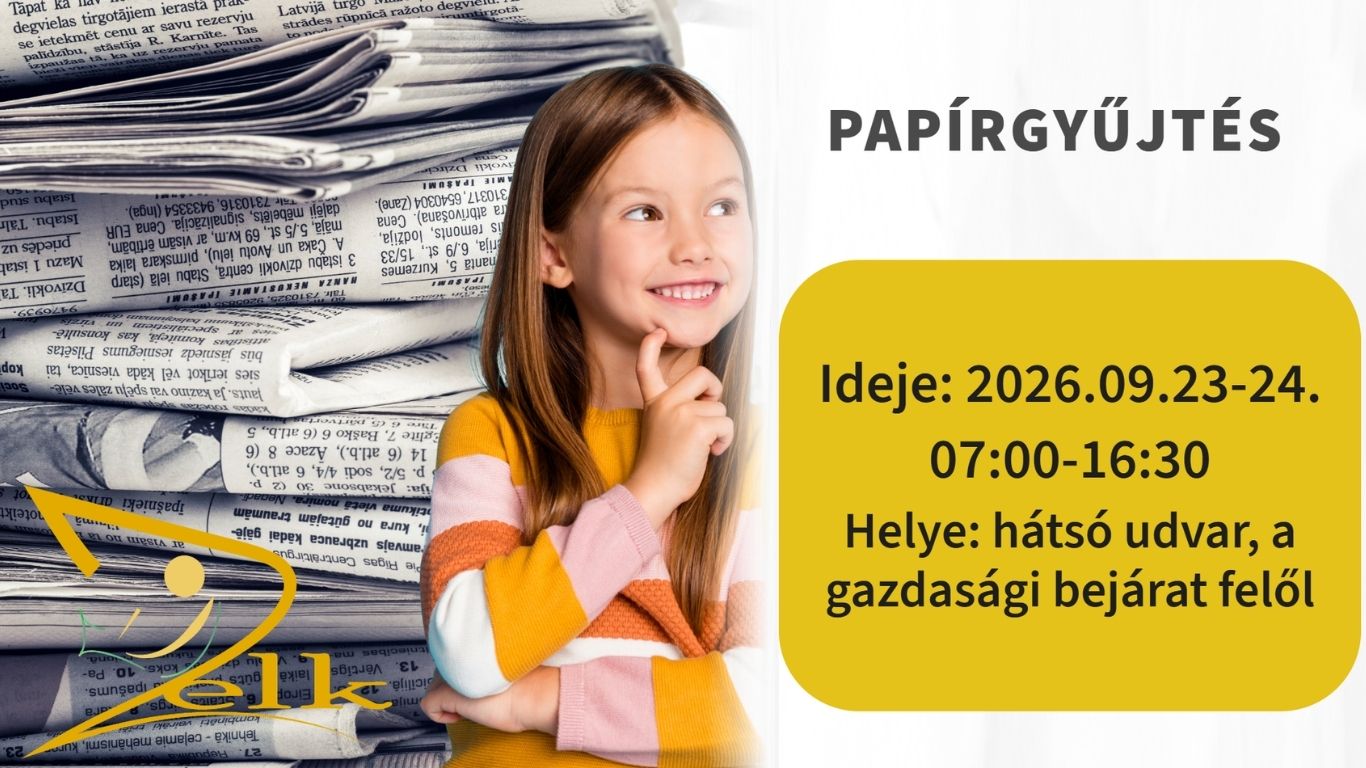 Papírgyűjtés plakát