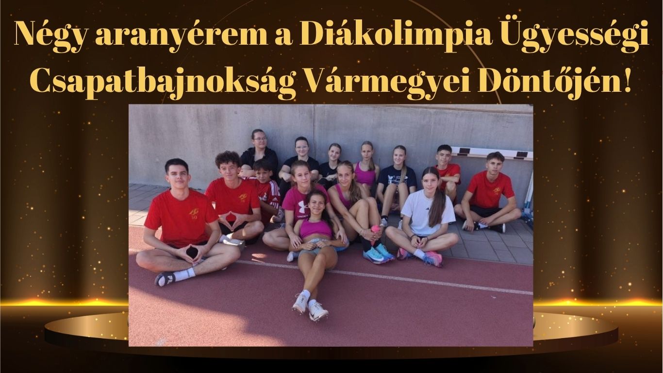 Aranyeső atlétikában – irány az országos döntő!