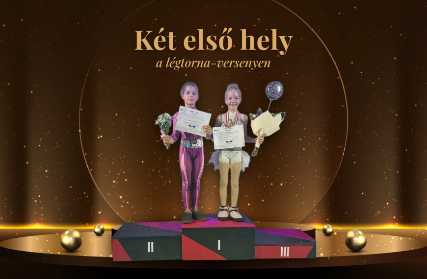Két első hely a légtorna-versenyen
