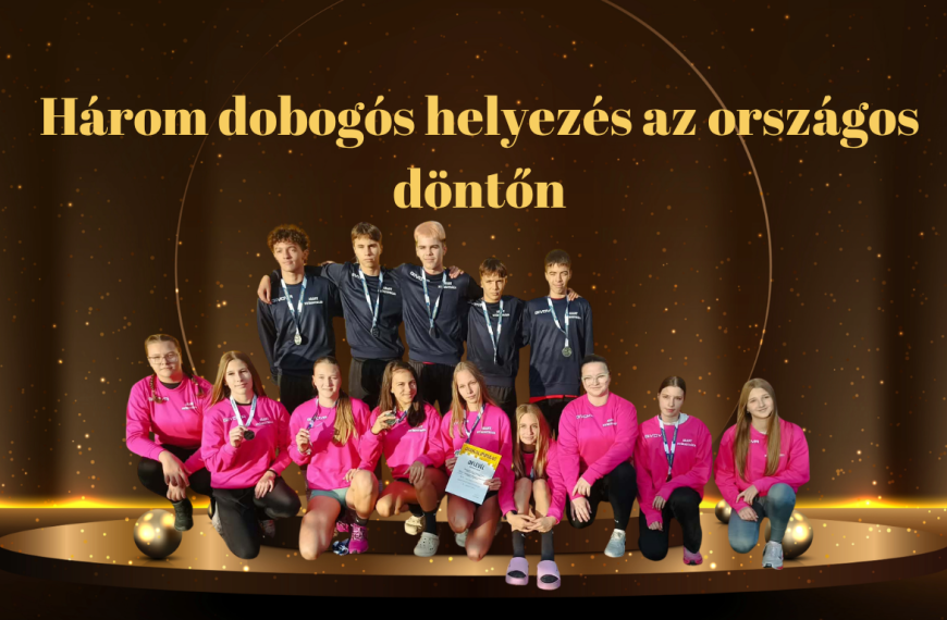 Három dobogós helyezés az országos döntőn
