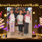 Első helyen végzett csapatunk a városi komplex vetélkedőn